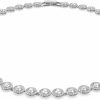 SWAROVSKI Swarovski Angelic Necklace And Bracelet Crystal Jewelry Collection, Rhodium Tone Finish, Blue Crystal, Clear Crystal Best