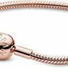 Sunargi Smooth Moments Snake Chain Pandora Jewelry Charm Bracelet Silver For Women 19 Cm Best