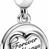 Pandora Pandora Spinning Forever & Always Soulmate Dangle Charm Hot