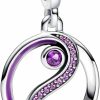 Pandora Pandora Balance Yin & Yang Medallion - Compatible Me Bracelets - Jewelry For Women - Gift For Women In Your Life - Made With Sterling Silver, Enamel & Man-Made Crystal Wholesale