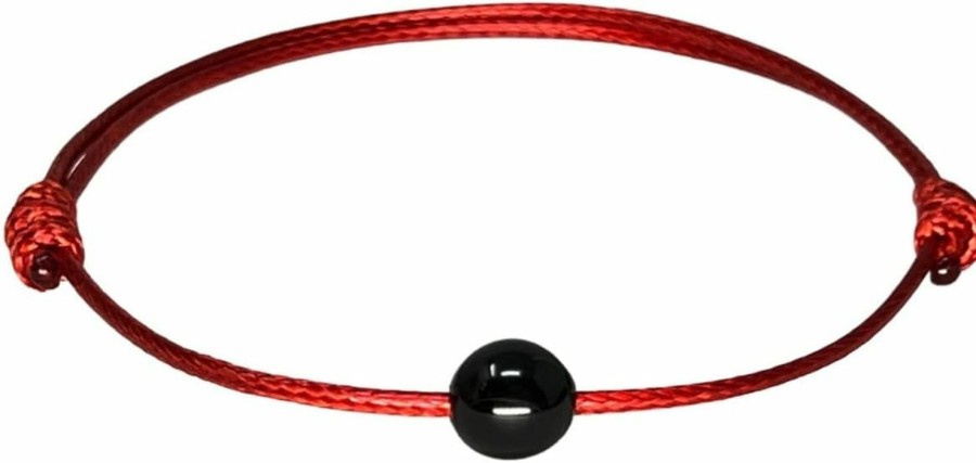 Luck Strings Luck Strings Black Tourmaline Bead Red String Bracelet For Men Women Uni - Cord Bracelets Protection Jewelry Gift - Evil Eye Kabbalah Clearance