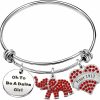 Keeblon 1913 Sorority Bracelet For Women Greek Sorority Paraphernalia Gift Red Elephant Charm Bracelet Sisterhood Graduation Jewelry Online