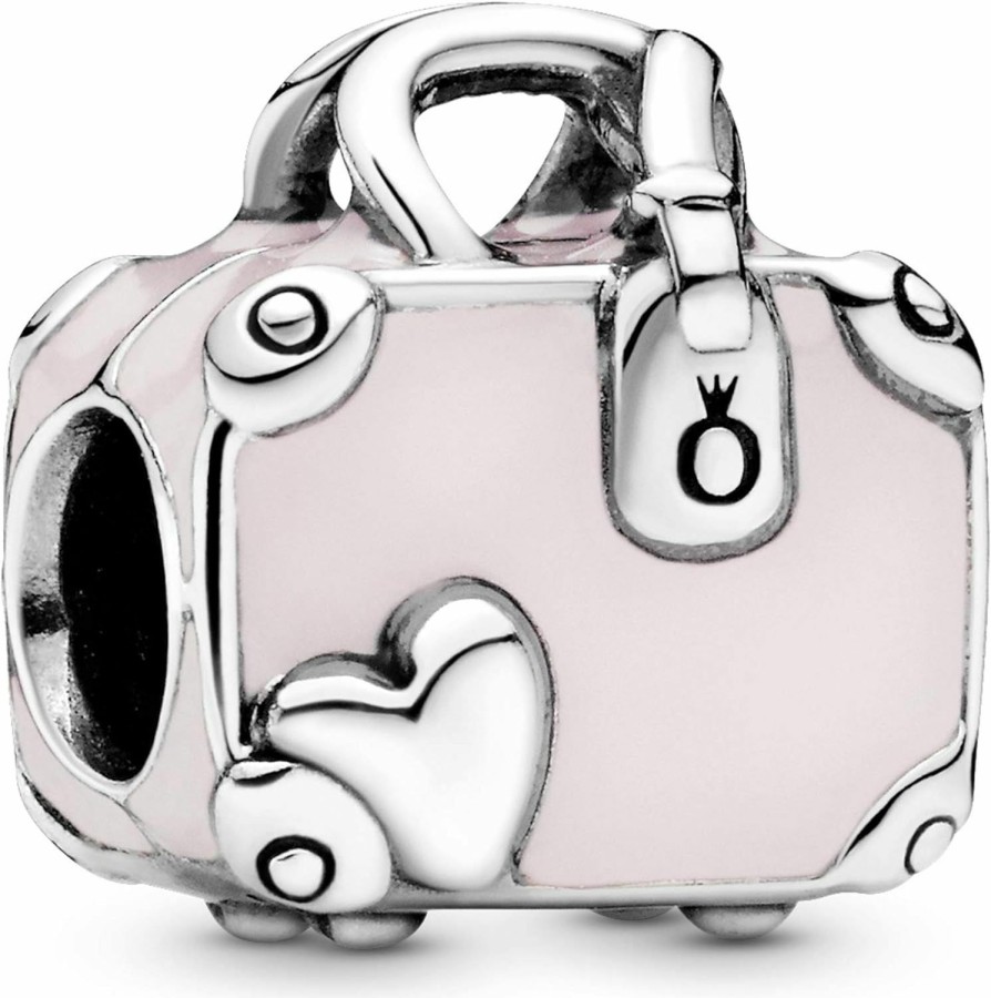 Pandora Pandora Pink Travel Bag Charm - Compatible Moments Bracelets - Jewelry For Women - Gift For Women In Your Life - Made With Sterling Silver & Enamel Wholesale