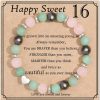 jewelrycard Jewelry&Card Birthday Gifts For Women Girls Natural Stone Bracelet 13 14 15 16 17 18 19 20 21 30 40 50 60 70 80 Year Old Gifts For Girls Hot