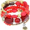 QIAN0813 Qian0813 Boho Multilayer Irregular Agate Beads Charm Bracelets For Women Vintage Jade Stone Man Bracelets Yoga Bangles Ethnic Jewelry Best