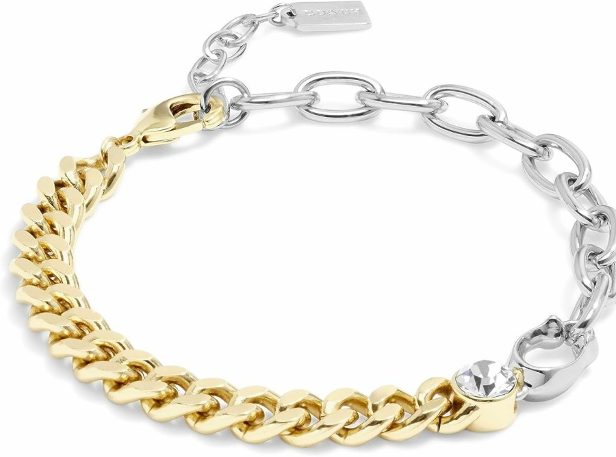 Amazon Coach Women'S Signature Mixed Chain Bracelet Online