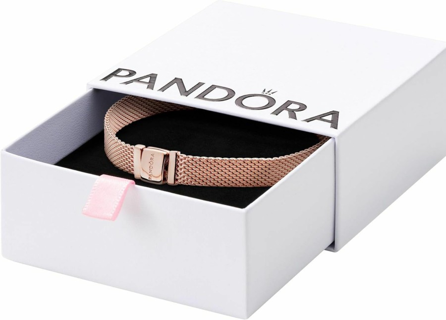 Pandora Pandora Reflexions Mesh Bracelet - Charm Bracelet For Women - Compatible Reflexions Charms - Gift For Her, With Gift Box Hot