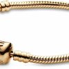 Pandora Pandora Moments Barrel Clasp Snake Chain Bracelet - Bracelet For Women - Mother'S Day Gift - With Gift Box Clearance