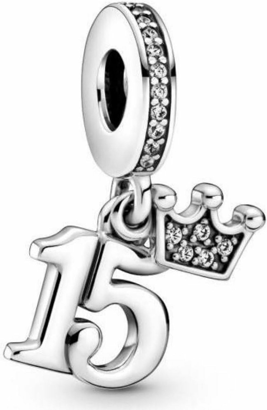 Pandora Pandora 15Th Birthday Dangle Charm - Compatible Moments Bracelets - Jewelry For Women - Gift For Women - Made With Sterling Silver & Cubic Zirconia Online