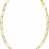 Kooljewelry Kooljewelry 14K Yellow, White Or Rose Gold 3.2 Mm Paperclip Link Chain Bracelet For Women Best