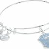 Alex and Ani Alex And Ani Connections Expandable Bangle For Women, You Are Stronger Than You Think Charm, Shiny Silver Finish, 2 To 3.5 In Online