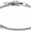 John Hardy John Hardy Legends Collection Womens Bracelet, 2.5Mm 925-Sterling Silver Naga Triple Station Wrist Bracelet With Cobra Chain And Lobster Claw Clasp Hot