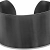 Lavari Jewelers Lavari Jewelers 1.5 Inches Wide Open Plain Cuff Bangle Bracelet For Women I 6.75 Inches Long Bracelet I Ion Plated Stainless Steel Or Satin Finish Bangle For Her I Wide Bracelet Online