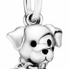 Pandora Pandora Jewelry Labrador Puppy Dog Dangle Sterling Silver Charm, With Gift Box Best