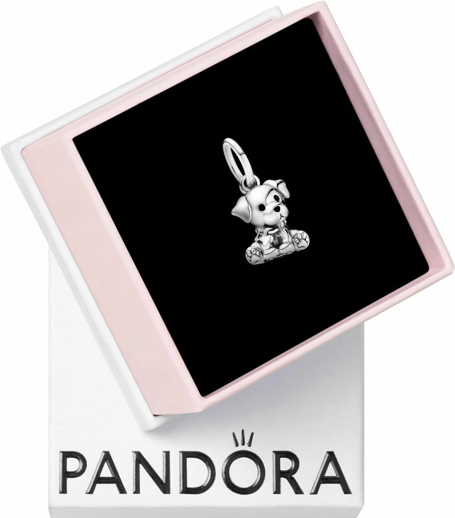 Pandora Pandora Jewelry Labrador Puppy Dog Dangle Sterling Silver Charm, With Gift Box Best