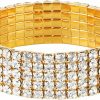 Zealmer Zealmer Sparkle Multicolor Rhinestone Stackable Stretch Bracelets For Women Best