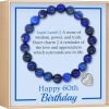 OLGAS GEMS Olgas Gems 60Th Birthday Milestone Bracelet & Meaningful Message Card For Women - Beautiful And Sentimental Birthday Gifts For 60 Year Old Woman Clearance