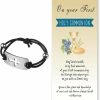 Brital First Communion Gifts Black Stretch Bracelet With Cross First Holy Communication Baptism Gifts New