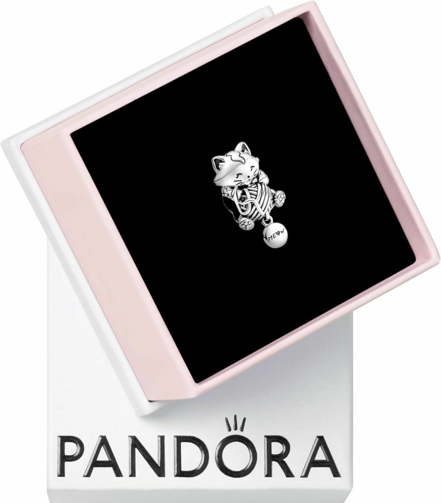 Pandora Pandora Kitten & Yarn Ball Charm - Compatible Moments Bracelets - Jewelry For Women - Gift For Women - Made With Sterling Silver Wholesale