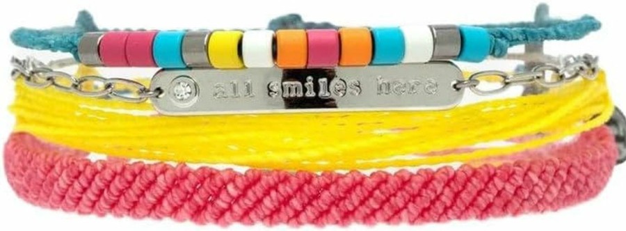 Pura Vida Pura Vida Charli D'Amelio Bracelet Style Holiday Pack - Adjustable Bands, Assorted Designs - Set Of 4 Best