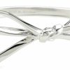 Kate Spade New York Kate Spade New York \"Skinny Mini\" Silver-Tone Bow Bangle Bracelet Wholesale