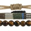 LUBINGSHINE Lubingshine 2Pcs Surfer Beach Bracelet, Weave Bracelets For Men Women, Handmade Boho Beaded Braided Bracelets, Summer Jewelry Wrap Bracelets, Waterproof Adjustable Anklet Best