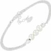 Silpada Silpada 'Pearl City' Sterling Silver Freshwater Pearl Chain Bracelet, 7\" + 1\" Clearance