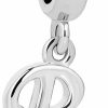 QueenCharms Queencharms Initial A-Z Letter Charm Golden Heart Alphabet Dangle Beads For Bracelets & Necklaces Best