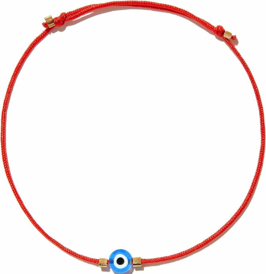 NAZ COLLECTION Naz Collection Evil Eye Bracelet Red String Kabbalah Protection Handmade Adjustable Bracelet For Women Men Boys Girls Baby New