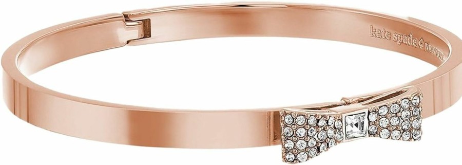 Kate Spade New York Kate Spade Ready Set Bow Bangle Bracelet (Rose Gold Tone) Wholesale