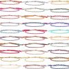 FIRAZIO Firazio 30Pcs Handmade Braided Friendship Bracelets For Women Mens Boho Surfer Woven Wrist Bracelet For Girls Fashion Colorful Cord Bracelet Adjustable Birthday Gifts-Party Favors New