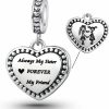 Chili Jewelry Chili Jewelry Heart Always My Sister Forever My Friend Charm Compatible With Pandora Charms Bracelets Online