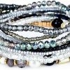 Fuqimanman2020 Fuqimanman2020 Bohemian Crystal Beaded Stackable Bracelets Handmade Colorful Crystal Pearl Seed Beads Bracelets For Women Girls Jewelry Wholesale