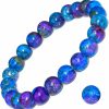 DAZCOLO Dazcolo Natural Gemstone Bracelet 7.5 In Stretch Gems Stones 8Mm (0.31\") Round | Beads Healing Crystals Quartz | Chakra Bracelet | Y2K | Bracelets For Women Men Girls Gifts (Uni) Wholesale