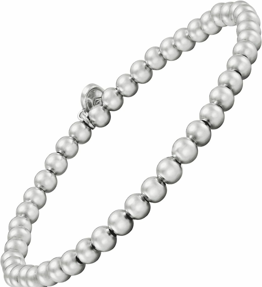 Silpada Silpada 'Beaded Circle' Bracelet In Sterling Silver, 6.25\" Wholesale