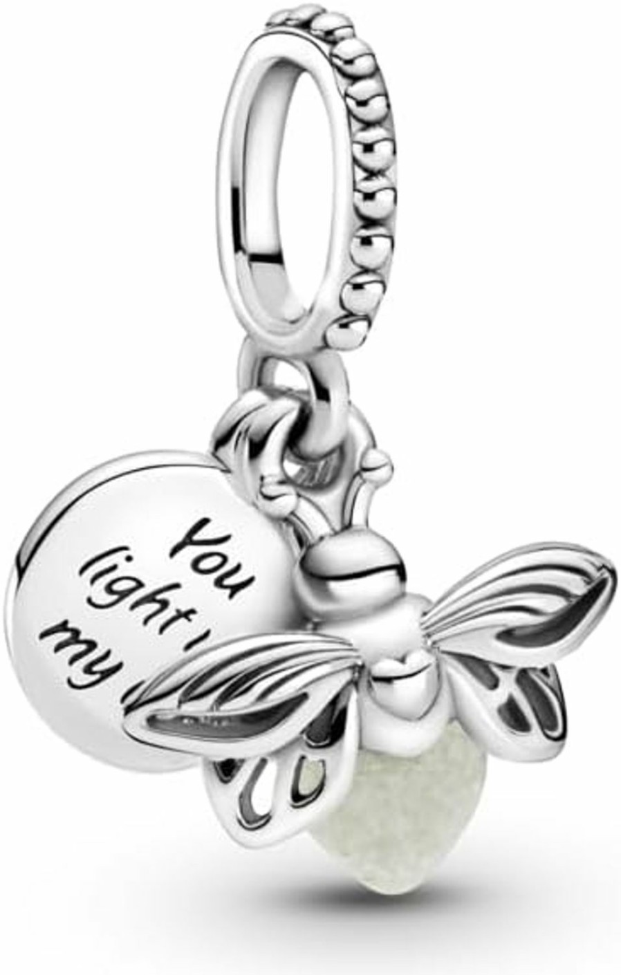 Pandora Pandora Glow-In-The-Dark Firefly Dangle Charm - Compatible Moments Bracelets - Jewelry For Women - Gift For Women - Made With Sterling Silver, With Gift Box Clearance