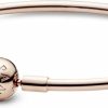 Pandora Pandora Moments Ball Clasp Bangle For Women - Compatible Moments Charms - Bangle Charm Bracelet - Mother'S Day Gift - With Gift Box Clearance