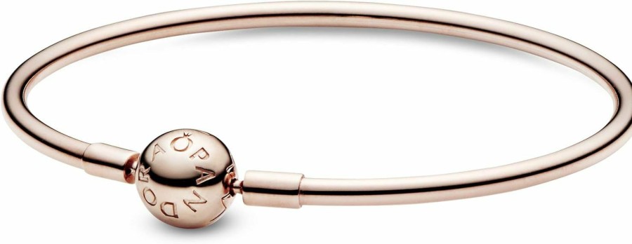 Pandora Pandora Moments Ball Clasp Bangle For Women - Compatible Moments Charms - Bangle Charm Bracelet - Mother'S Day Gift - With Gift Box Clearance