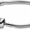 Pandora Pandora Bracelet Sterling Silver, Barrel Clasp Wholesale