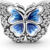 Pandora Pandora Blue Butterfly Sparkling Charm Bracelet Charm Moments Bracelets - Stunning Women'S Jewelry - Gift For Women - Made With Sterling Silver, Cubic Zirconia & Enamel Online