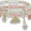 ZMANYIJEW Crystal Bead Bracelet For Girls Women, Cinnamoroll Matching Beaded Bracelets For Best Friend Hot