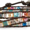 SPUNKYsoul Spunkysoul New! Dazzling Handmade Leather Wrap Bracelet Collection Hot