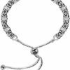 LeCalla Lecalla 925 Sterling Silver Sliding Bracelet Italian Byzantine Adjustable Bolo Link Chain Bracelets For Women Wholesale