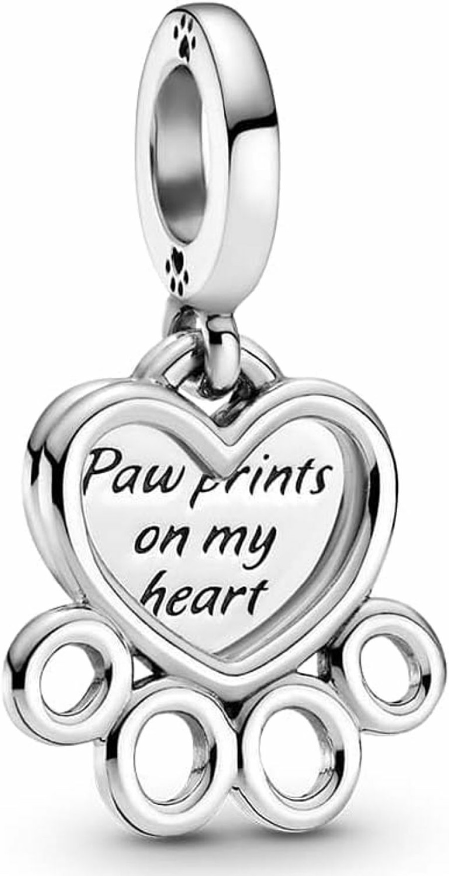 Pandora Pandora Hearts & Paw Print Dangle Charm - Compatible Moments Bracelets - Jewelry For Women - Gift For Women - Made With Sterling Silver Online