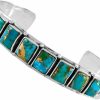 Turquoise Network Turquoise Bracelet Sterling Silver 925 Genuine Turquoise Cuff Bracelet Wholesale