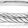 MAX + STONE Lightweight 925 Sterling Silver Bracelet For Women | 7 Inch Bangle Bracelets With Hinged Clasp | Anti-Tarnishing Sterling Silver Bangle Bracelet For Women | Silver Bangles For Women By Max + Stone Online