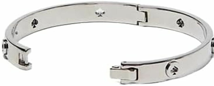 Kate Spade New York Kate Spade Ny Spot The Spade Studded Bangle Bracelet Jewelry Silver Tone Ke759 Hot