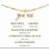 Laatuva Christian Gifts For Women, Baptism/First Communion/Confirmation Gifts For Teen Girls/Daughter/Granddaughter/Niece, Religious Cross Bracelet For Women Faith, Inspirational Birthday Gifts For Friends/Mom/Grandma, Christian Catholic Jewelry For Women Mother'S Day/Graduation Wholesale