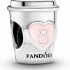 Pandora Pandora Jewelry Take A Break Coffee Cup Charm - Fun, Original Charm Charm Bracelets - Perfect Charm For Mom, Sister, Daughter & More - Sterling Silver, No Box Wholesale