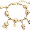 VTELI Vteli Kawaii Charm Bracelet For Women And Teen Girls With Kitty Cat Gold Style, This Chain Bracelet Is An Ideal Birthday Gift For Women And Girls New